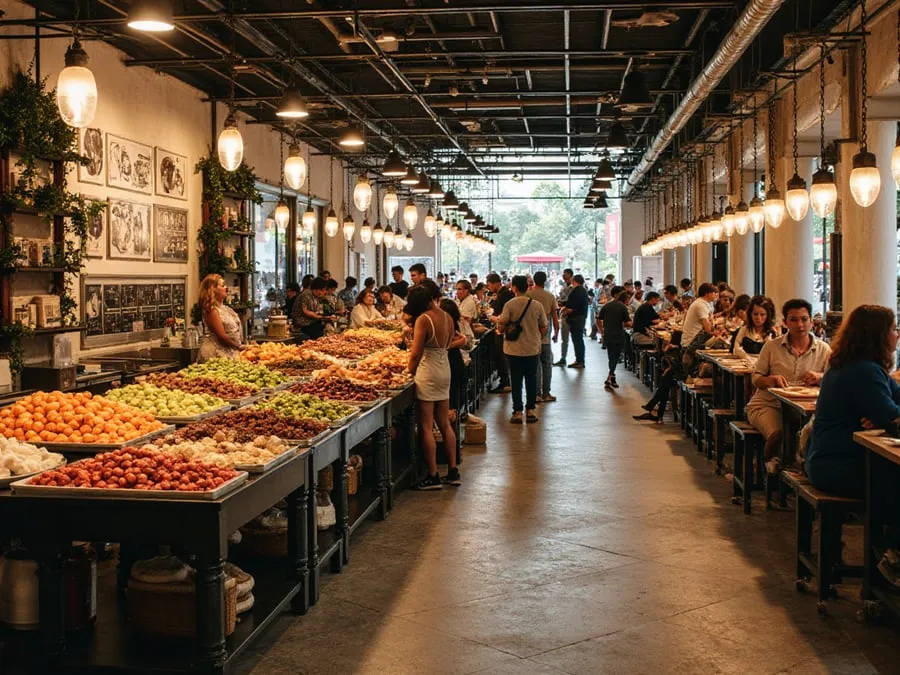 Eataly Food Hall Model Detail 2